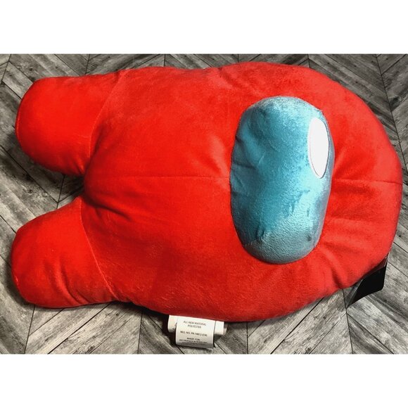 Among Us Plush Kids Pillow Buddy Red Crewmate  Toy 16" Gaming Squishy Cuddle - Picture 3 of 5